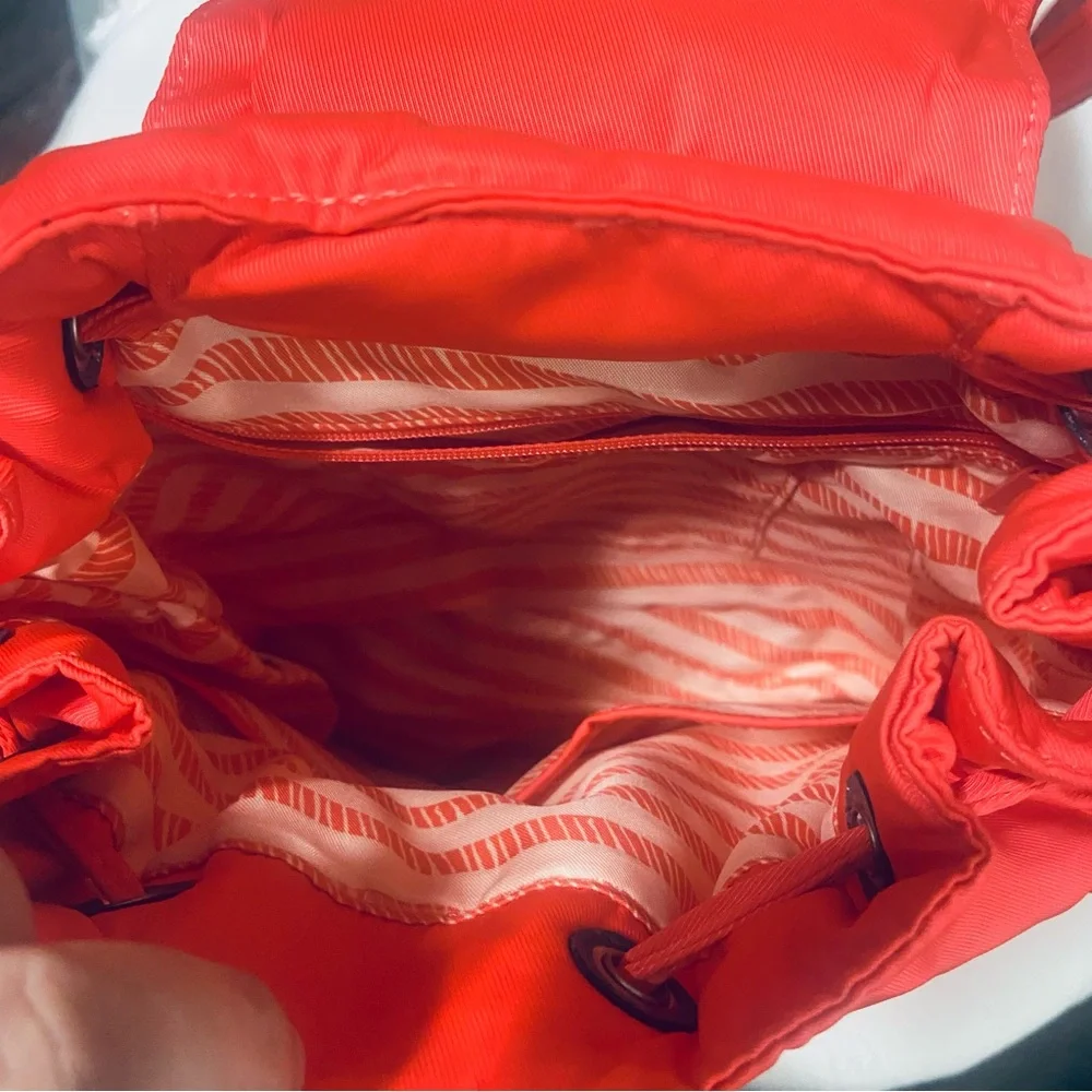 New Vera Bradley Midtown Cargo Coral Backpack with Padded Straps